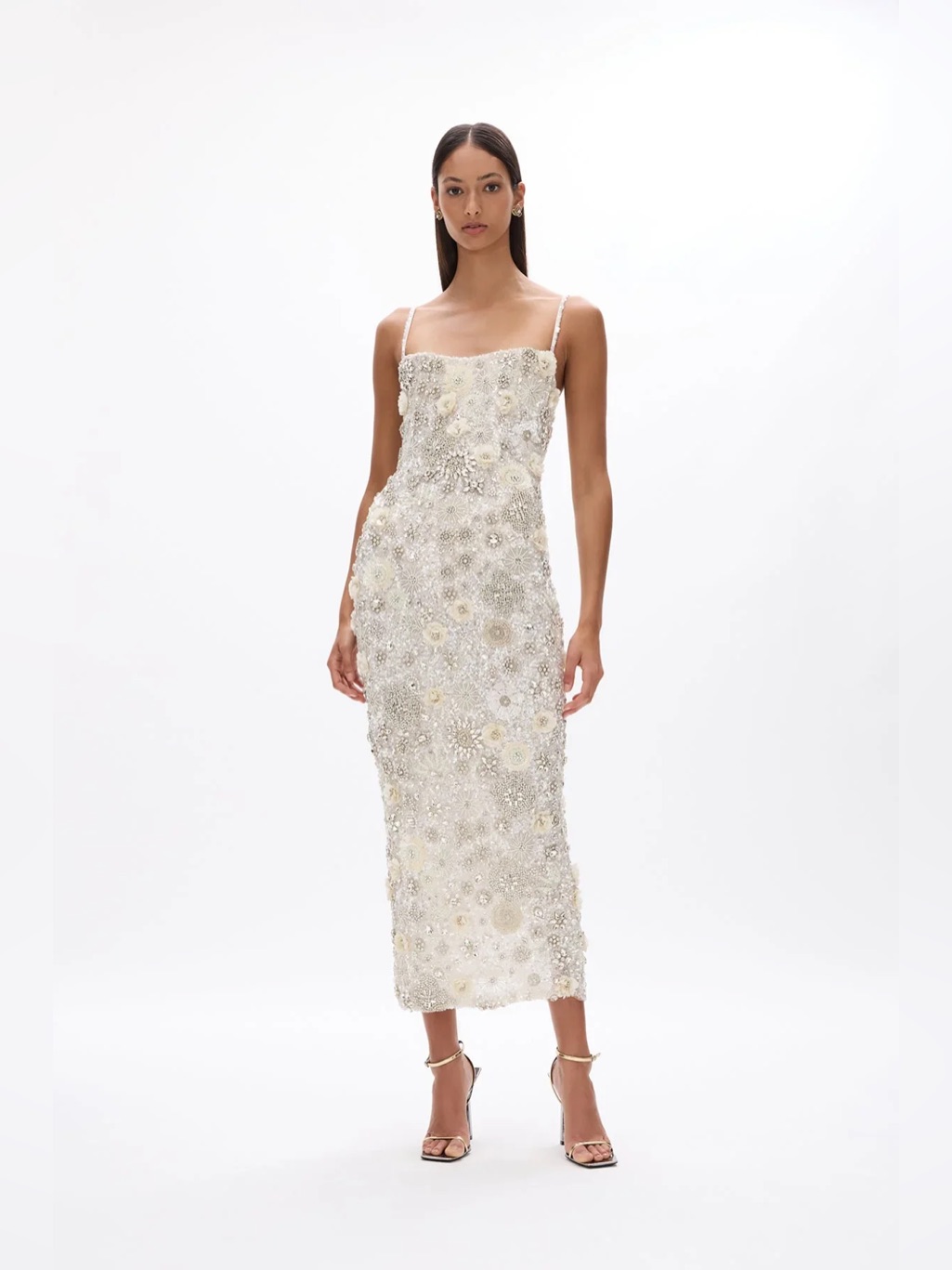 Rachel Gilbert New Francesca Gown Dress Ivory Size 4